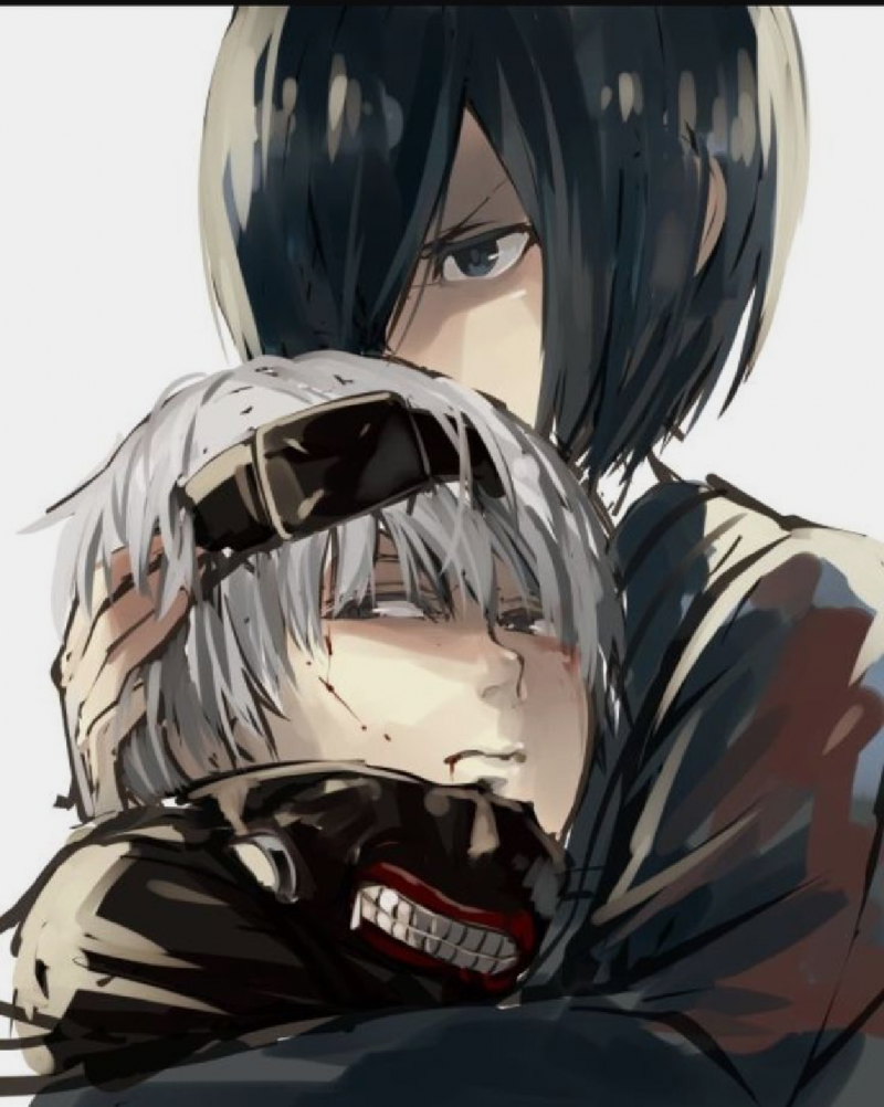 Токийский гуль Тоука и Канеки