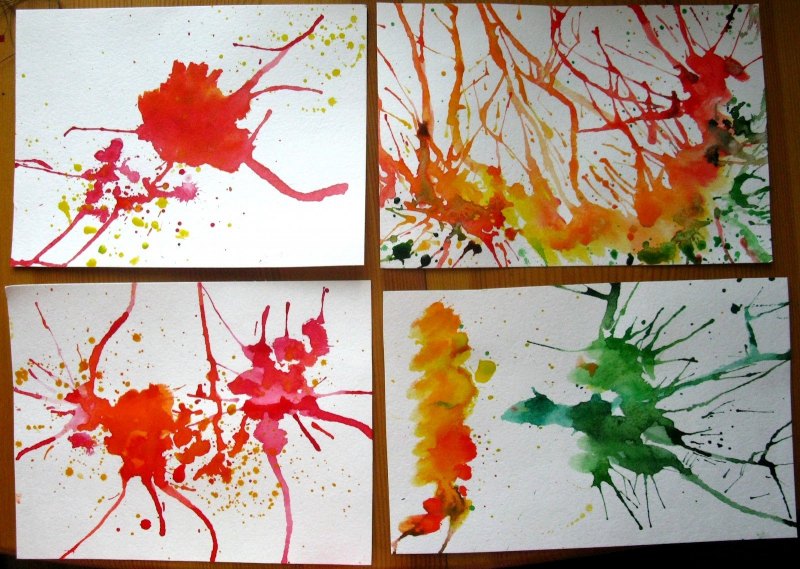 Клякса рисунок