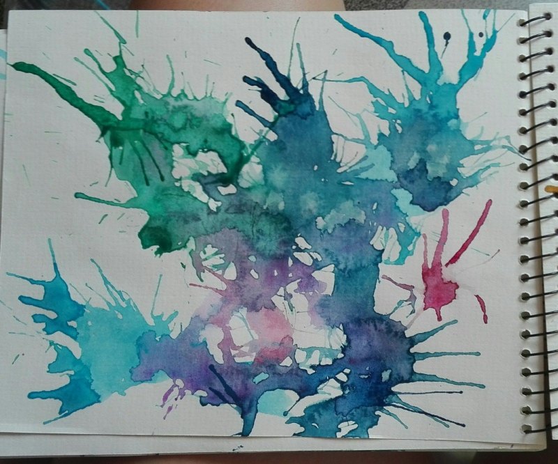 Пятно кляксография для детей