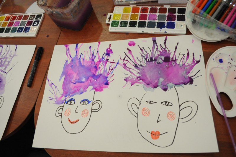 Арт Клякса мастер классы акрилом для начинающих