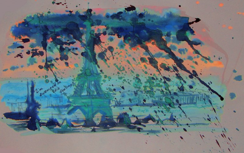 Рисование пятном