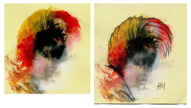 Красивые пятна краски