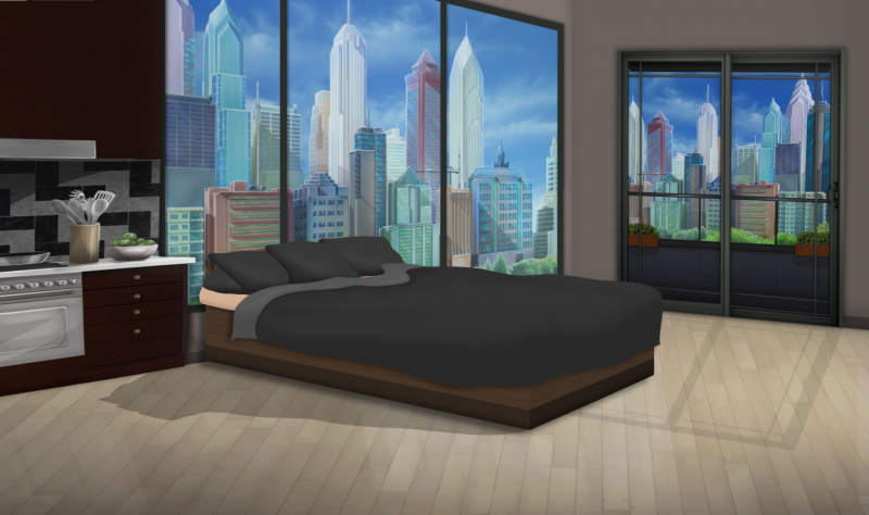 Спальня фон гача лайф день