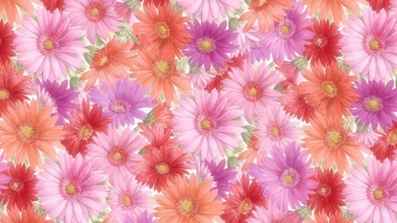 Цветочные обои