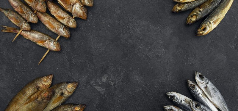 Вяленая рыба фон