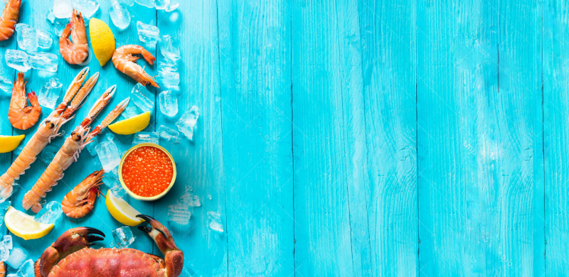 Морепродукты фон