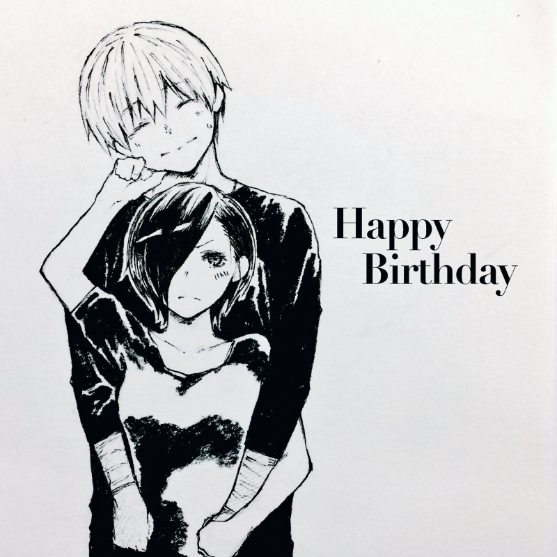 Аниме подружки чб