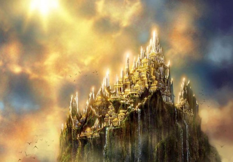 Гора Олимп в Греции с богами