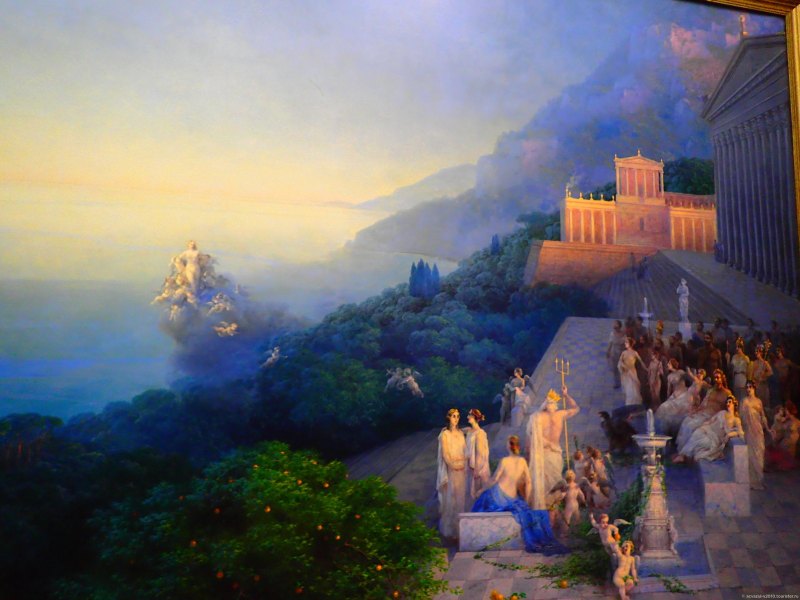 Гора Олимп в древней Греции