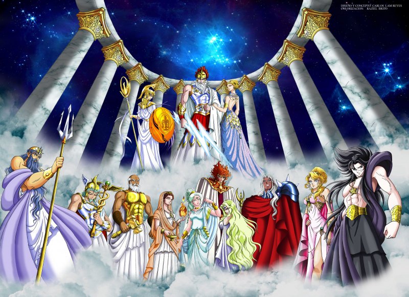 Гора Олимп боги древней Греции