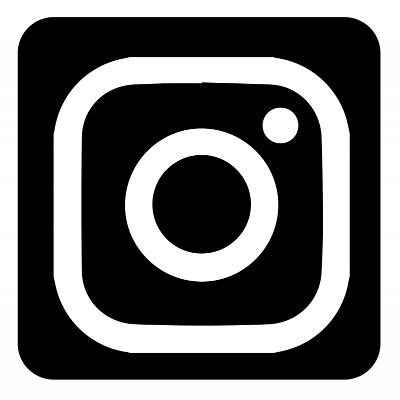 Значок Инстаграм черный