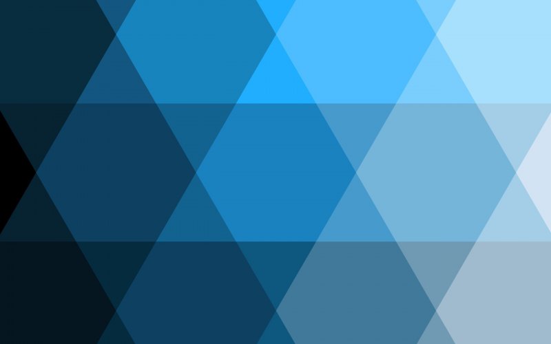 Синий фон с геометрическими узорами