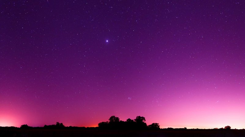 Звездное небо фиолетовое