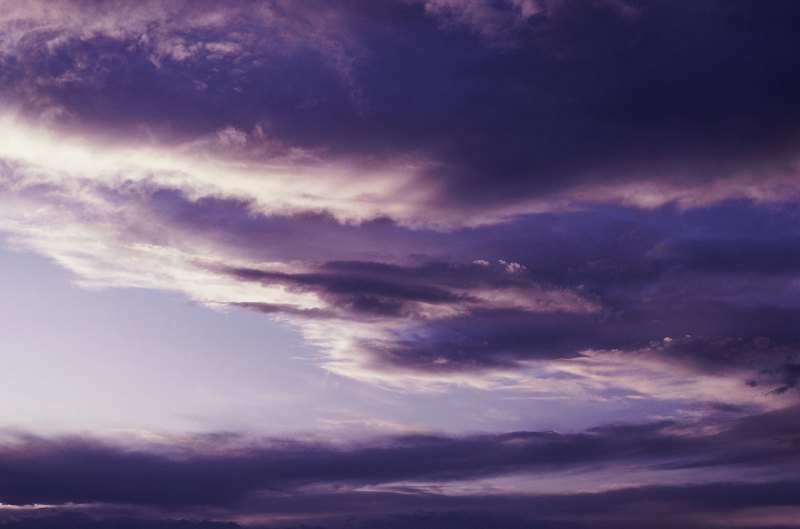 Сиреневые облака