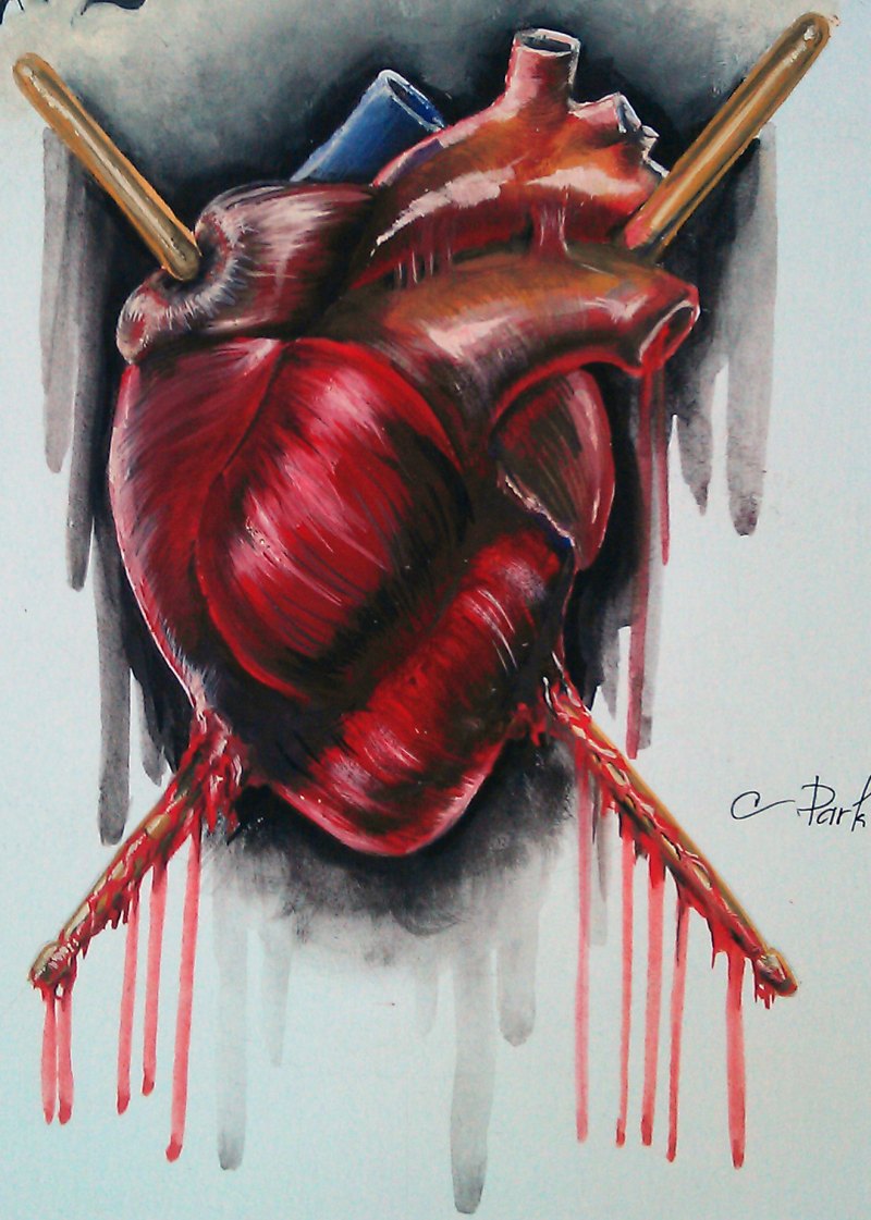 Чёрное разбитое сердце