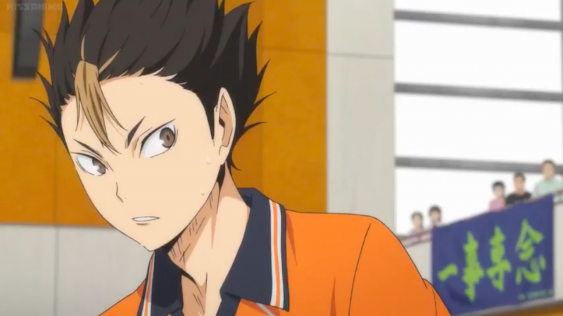 Волейбол аниме Нишиноя и Сугавара