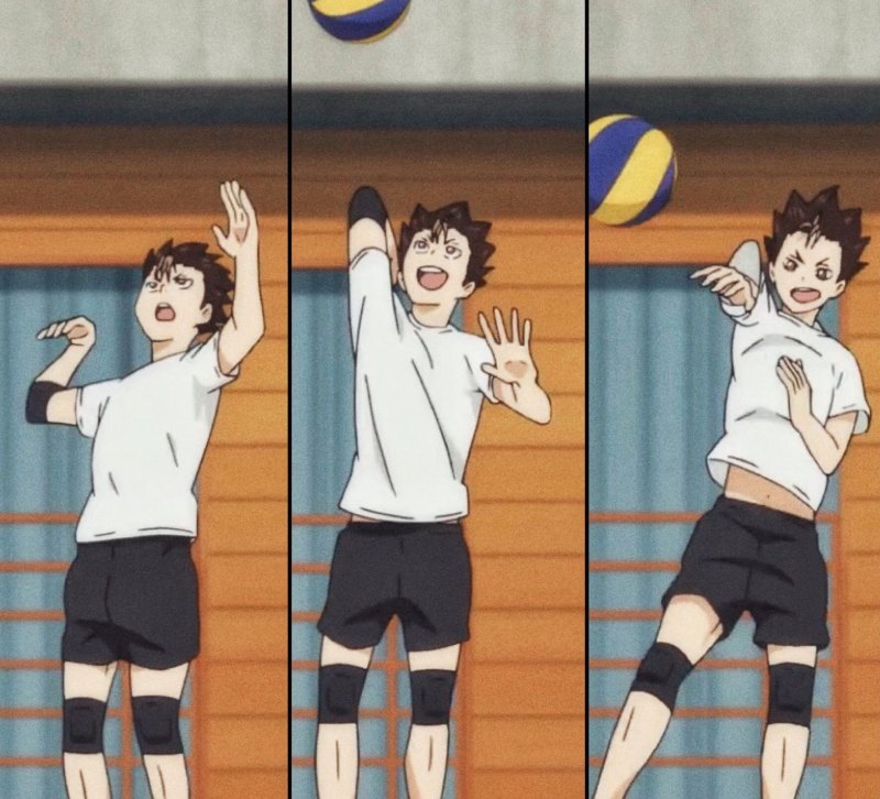 Аниме волейбол Нишиноя