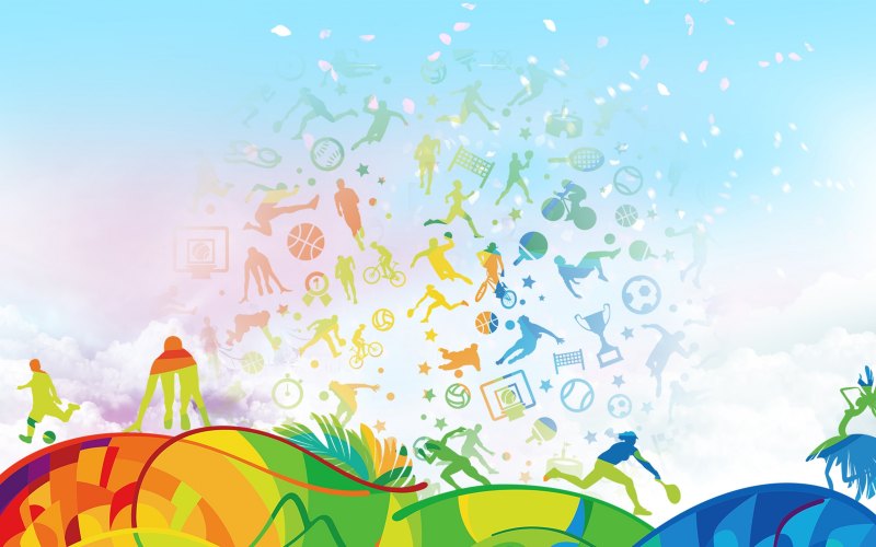 Спортивный фон для фотошопа