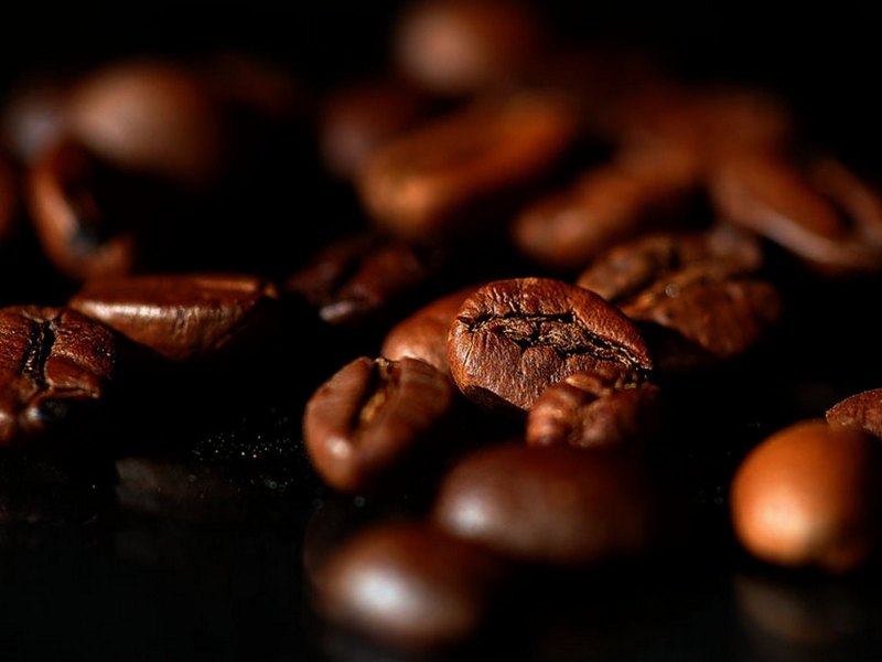 Коричневый кофе