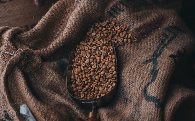 Мешок с кофейными зернами