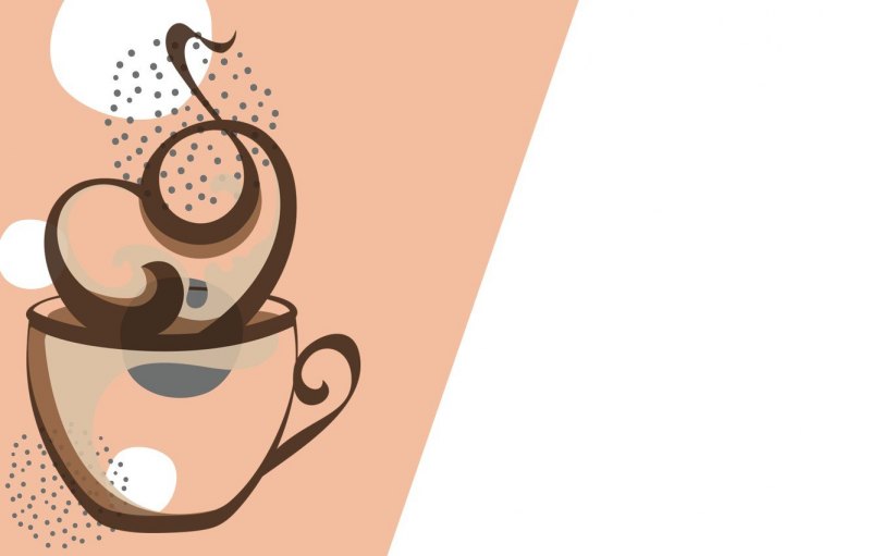 Чашка кофе Минимализм