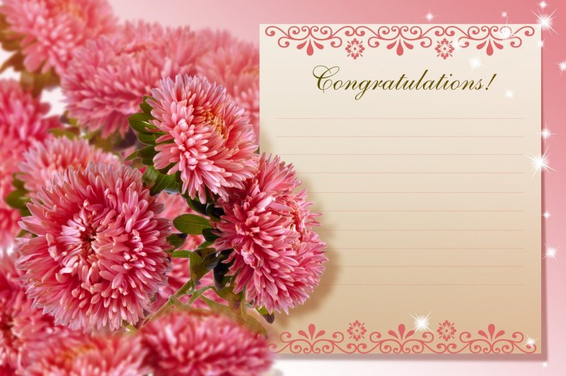 Красивый праздничный фон