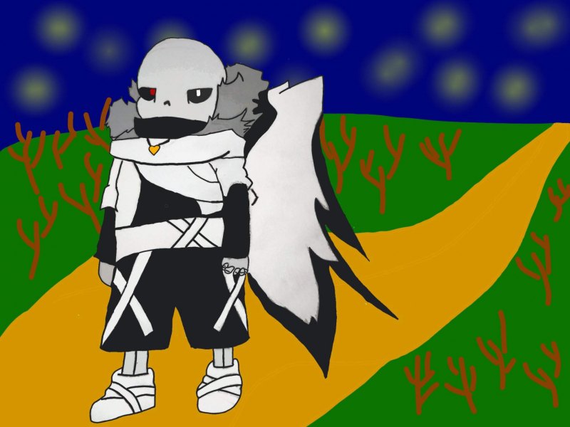 Cross Sans x Cross Chara 18