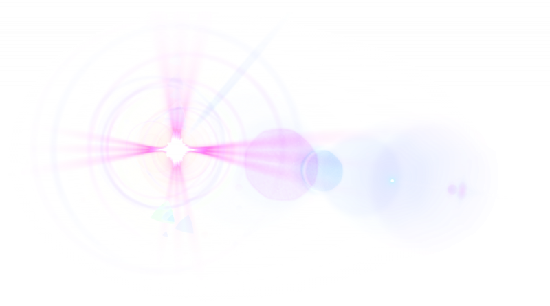 Световые блики на прозрачном фоне