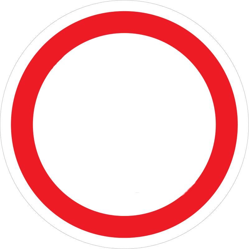 Круг с красным контуром