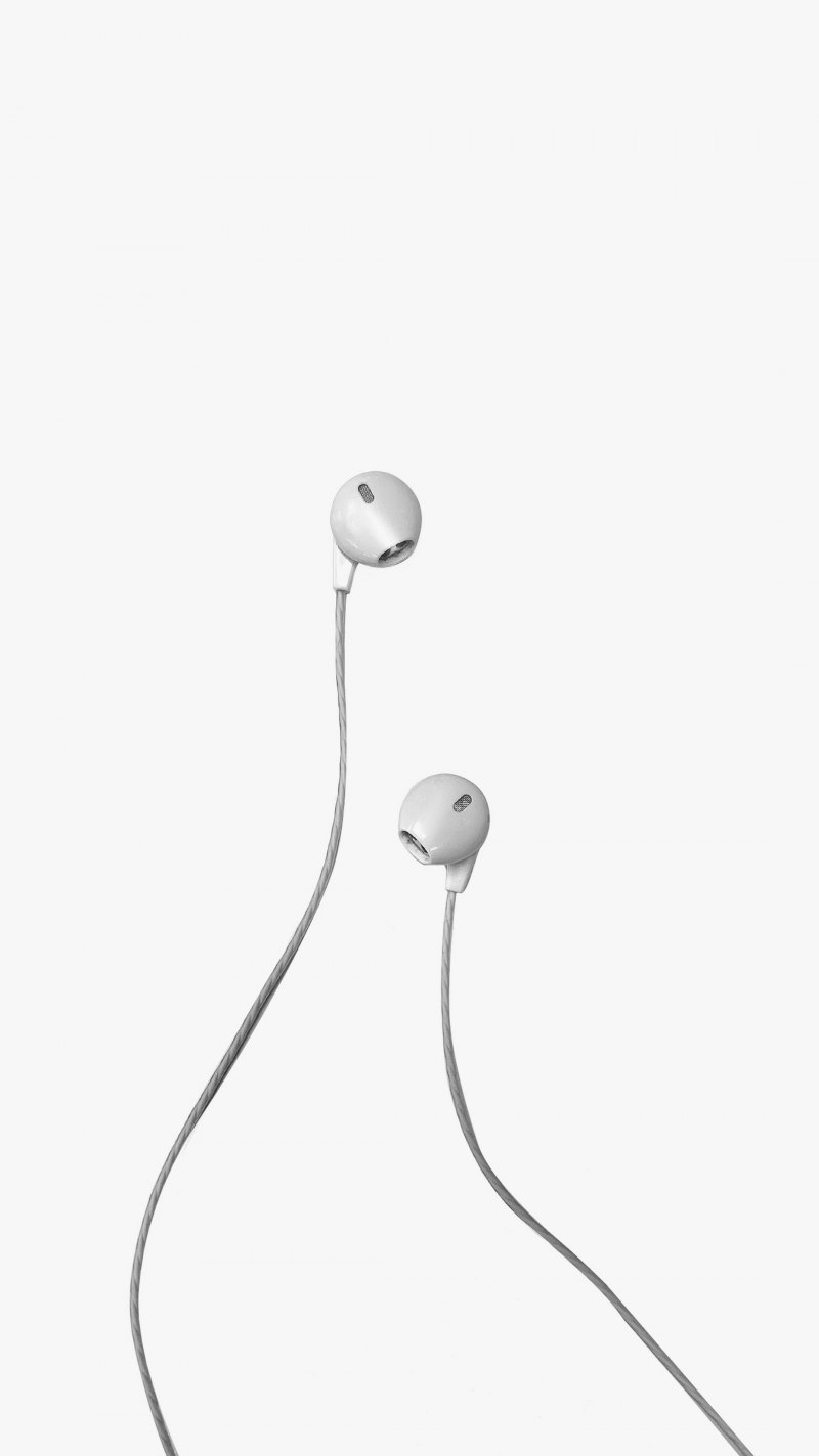 Обои наушники Минимализм