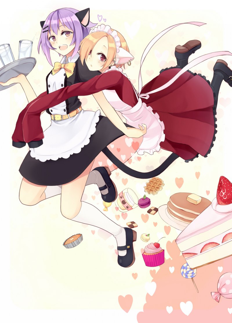 Аниме горничные чулочкипанцу