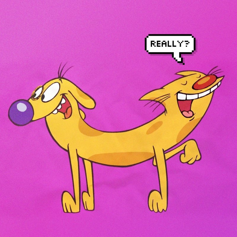 Смешная собака из мультика