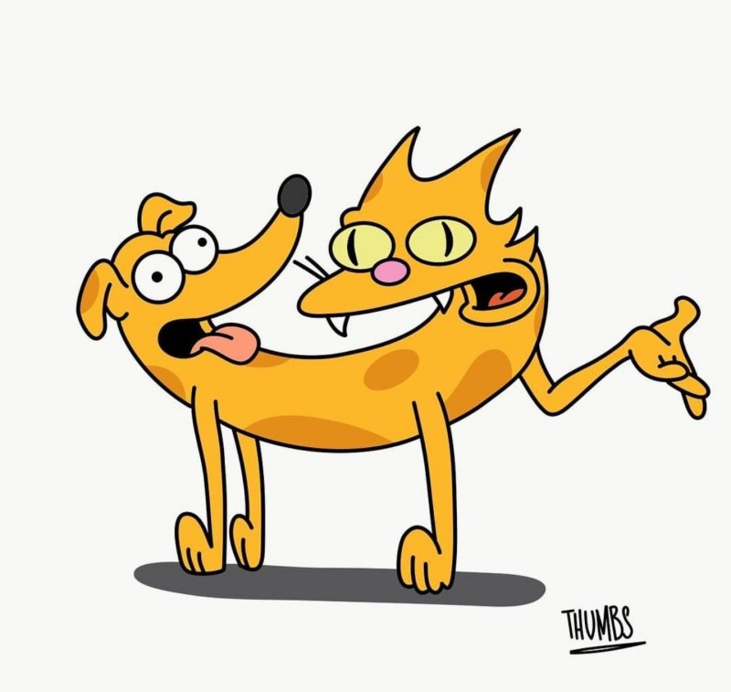 Cartoon CATDOG Тревор