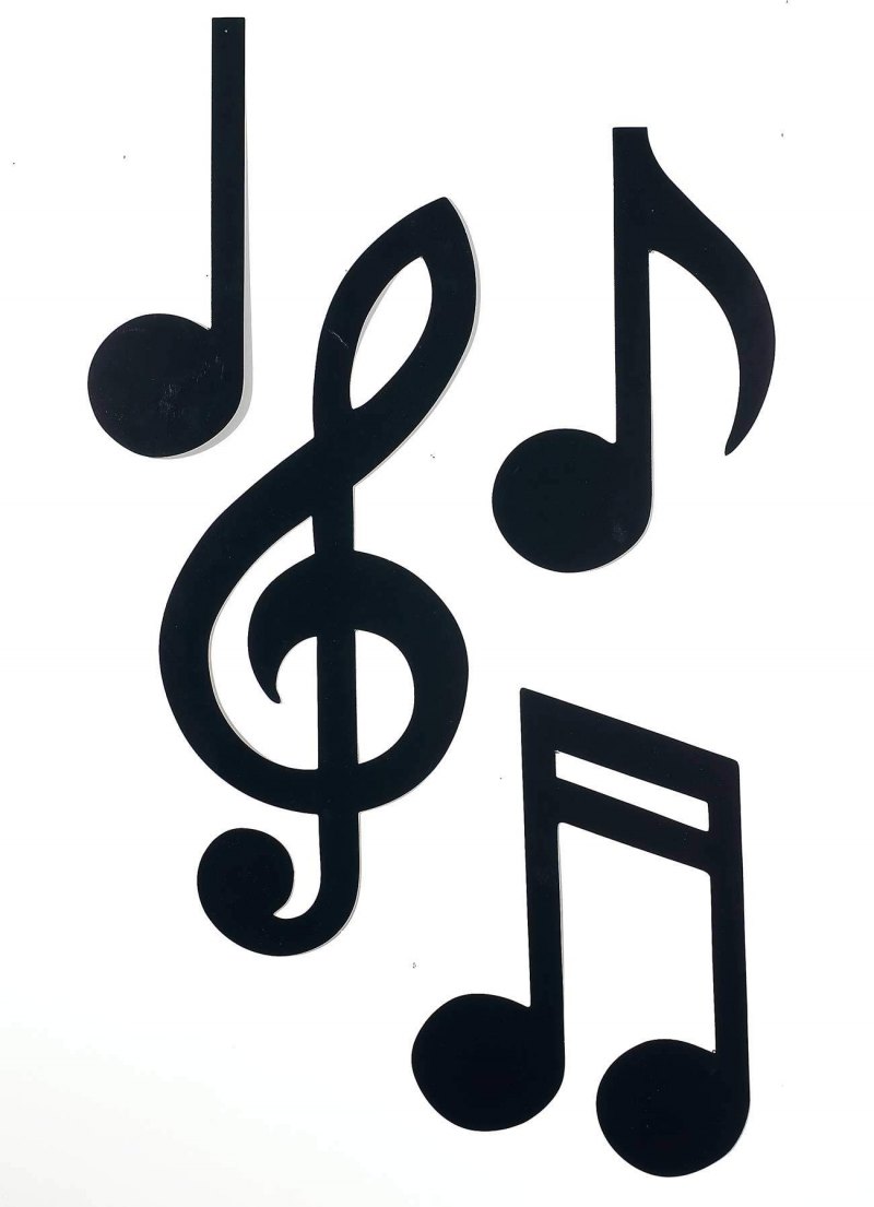 Трафарет музыкальной Ноты