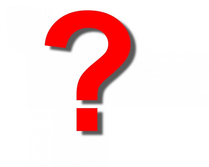 Карточка со знаком вопроса