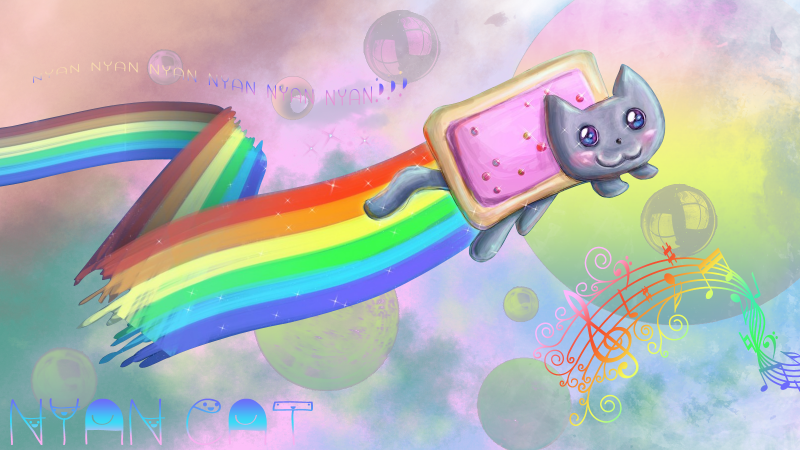 Nyan Cat блоггер