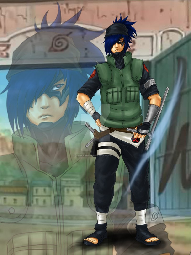 Саске шиноби Конохи