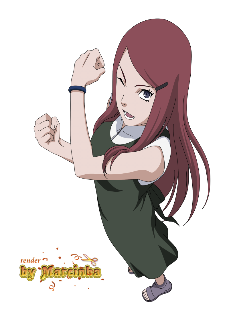 Кушина Узумаки рендер