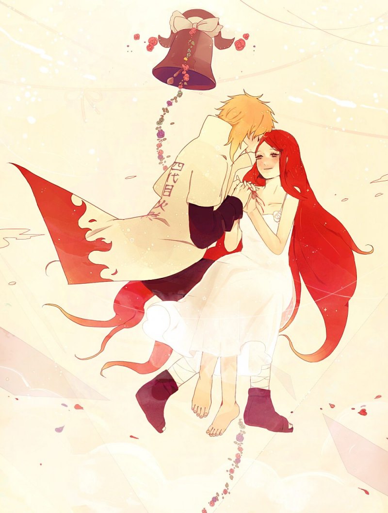 Кушина Узумаки и Минато свадьба