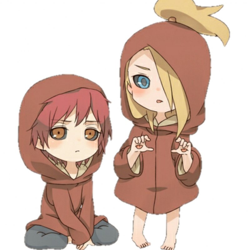 Дейдара и Сасори Чиби