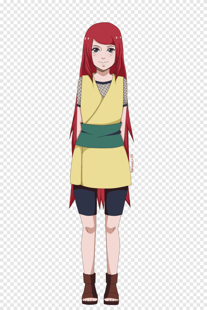 Кушина Узумаки и Наруто