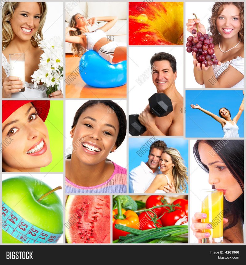 Здоровье коллаж
