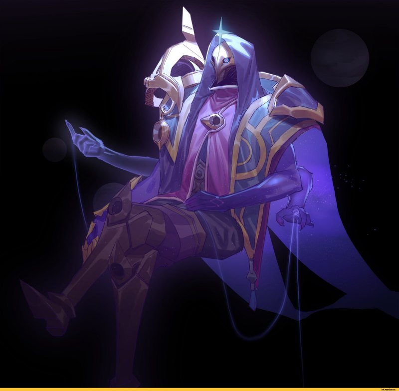 Джин League of Legends Art