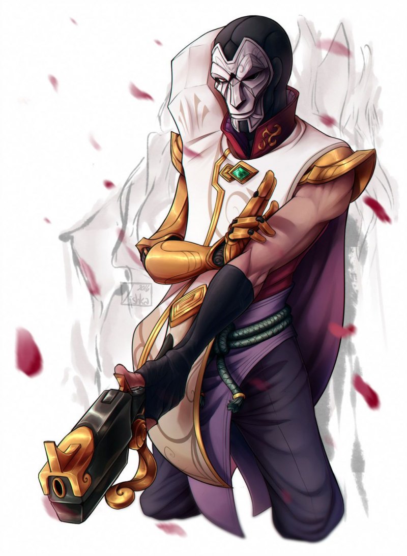 Джин League of Legends Art