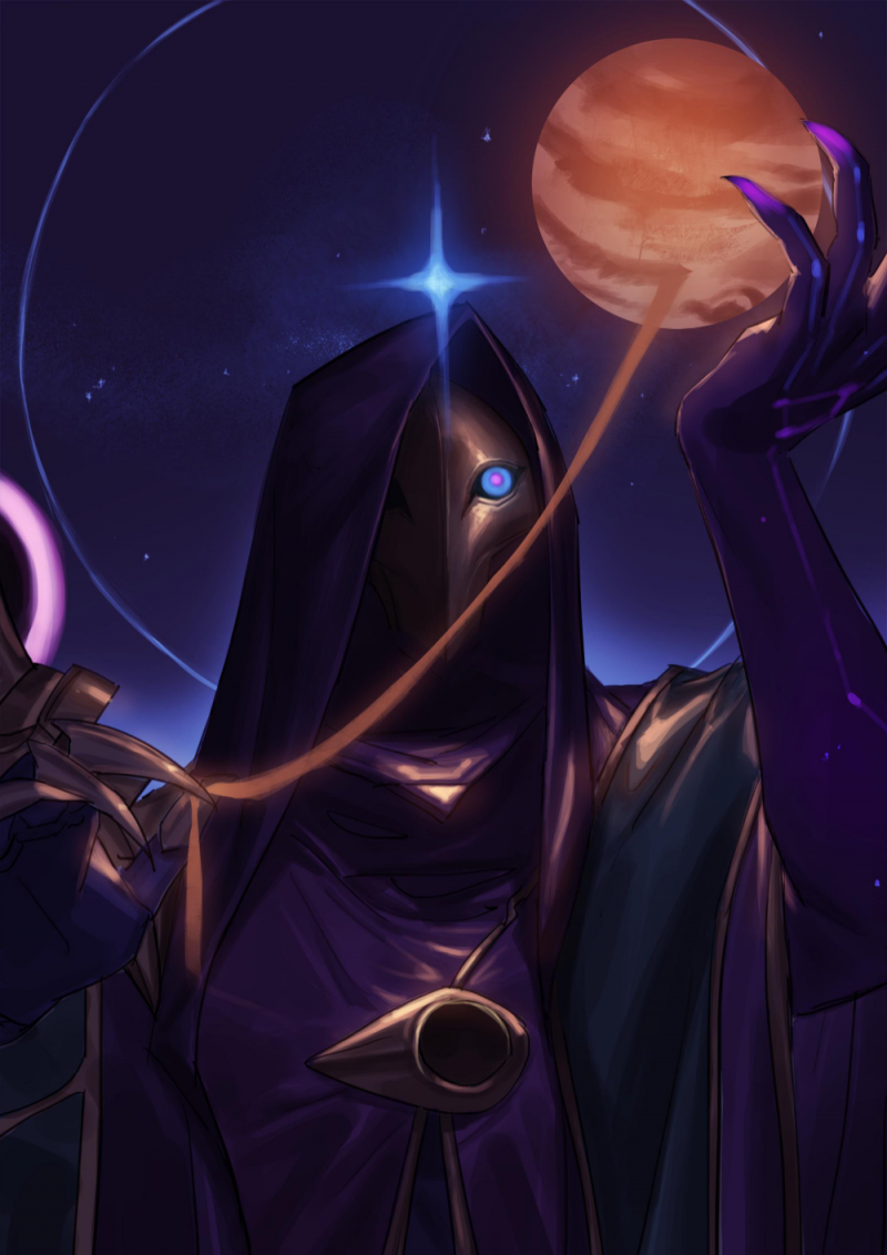 Тёмный космический Джин lol