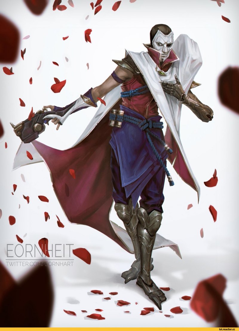 Джин League of Legends Art
