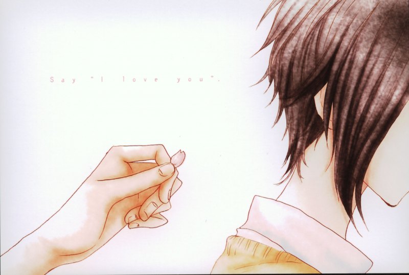 Аниме скажи я люблю тебя арты