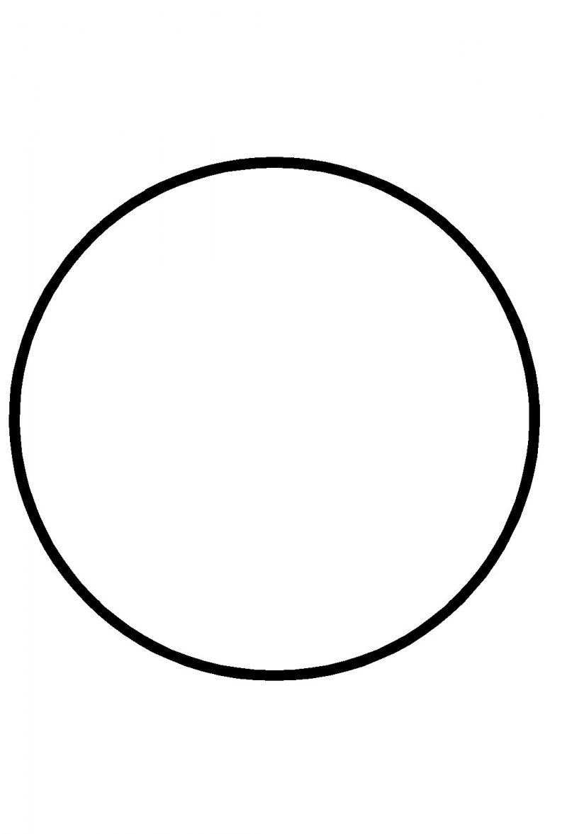 Раскраска круг