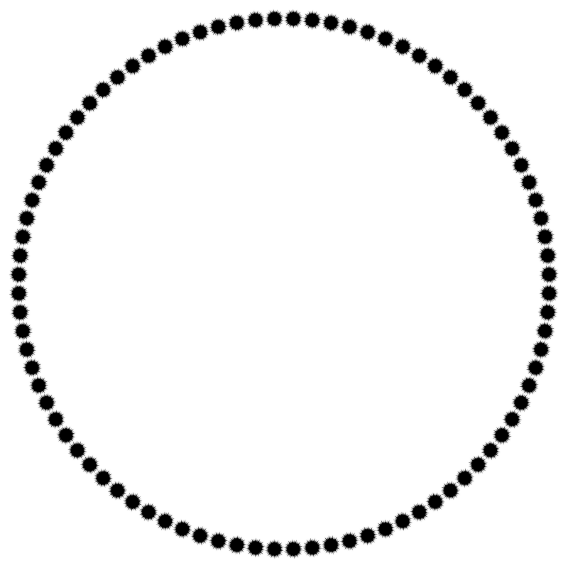 Круглая рамка