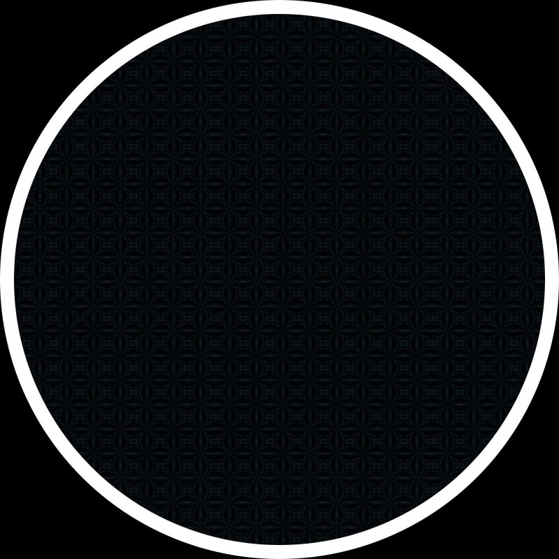 В круге белом